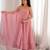 Beautiful Pink Colour Anarkali Suit Set Beautiful Gown