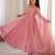 Beautiful Pink Colour Anarkali Suit Set Beautiful Gown