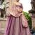 purple silk blend embroidered traditional lehenga-choli