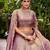 purple silk blend embroidered traditional lehenga-choli