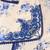 Blue faux georgette embroidered kurta palazzo set with digital print dupatta
