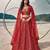 red net embroidered traditional lehenga-choli