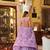 purple georgette embroidered traditional lehenga-choli