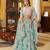 grey georgette embroidered traditional lehenga-choli