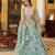grey georgette embroidered traditional lehenga-choli