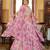 pink georgette embroidered traditional lehenga-choli