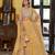 yellow georgette embroidered traditional lehenga-choli