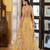 yellow georgette embroidered traditional lehenga-choli