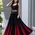 multicolor cotton silk plain designer lehenga-choli
