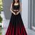 multicolor cotton silk plain designer lehenga-choli