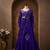 purple silk blend embroidered traditional lehenga-choli