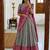 grey silk blend woven traditional lehenga-choli