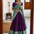 purple silk blend woven traditional lehenga-choli