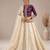 cream silk blend embroidered traditional lehenga-choli