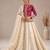 cream silk blend embroidered traditional lehenga-choli