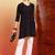 Women coffee brown ethnic motifs embroidered chikankari liva a-line short kurti
