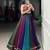 multicolor georgette plain traditional lehenga-choli