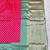 Rani pink zari woven banarasi silk traditional saree with blouse piece