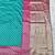 Blue zari woven banarasi silk traditional saree with blouse piece