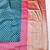 Dark blue zari woven banarasi silk traditional saree with blouse piece