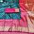 Dark blue zari woven banarasi silk traditional saree with blouse piece