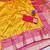 Gold zari woven banarasi silk traditional saree with blouse piece