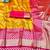 Gold zari woven banarasi silk traditional saree with blouse piece