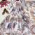 Off white rakhi special georgette anarkali gown set with digital print & pearl work