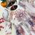 Off white rakhi special georgette anarkali gown set with digital print & pearl work