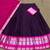 Women's New Stylish Elegant Wine and Pink silk blend Half Saree for Women