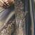Shaded gray designer border with designer blouse wedding wear saree