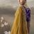 Mustard designer border with designer blouse wedding wear saree