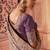  dusty onion pink multi work  viscose saree with unstitched blouse