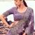  purple multi thread work tissue silk saree with unstitched blouse