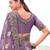  purple multi thread work tissue silk saree with unstitched blouse