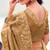 Embellished chiku resham & zari embroidery  banarasi silk saree with unstitched blouse