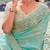 sky blue multi work tissue silk saree with unstitched blouse