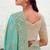 sky blue multi work tissue silk saree with unstitched blouse
