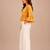 Stylish casual yellow top with flattering silhouette & premium comfort