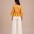 Stylish casual yellow top with flattering silhouette & premium comfort
