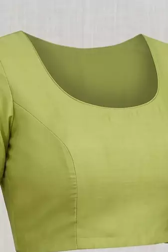 Lime green linen floral print digital print bollywood saree