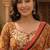 Multicolor linen floral digital print bollywood saree