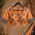 Black & orange linen bandhani digital print bollywood saree
