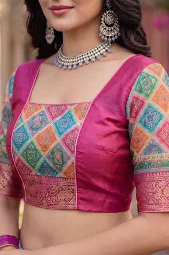 Multicolor linen rangcut digital print bollywood saree