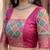 Multicolor linen rangcut digital print bollywood saree