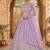 Lavender Georgette Zari & Sequin Embroidered Lehenga Choli with Net Dupatta