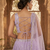 Lavender Georgette Zari & Sequin Embroidered Lehenga Choli with Net Dupatta