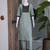 Women's new stylish sky  cotton blend straight kurta with pants and embroidered yoke