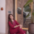 Women new rani pink solid kurta pant set with heavy neck embroidery