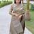 Women grey Art silk handloom saree